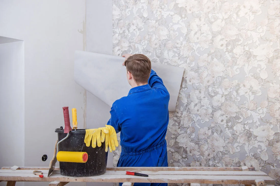 Commercial wallcovering installation for offices and businesses in Downtown Dallas