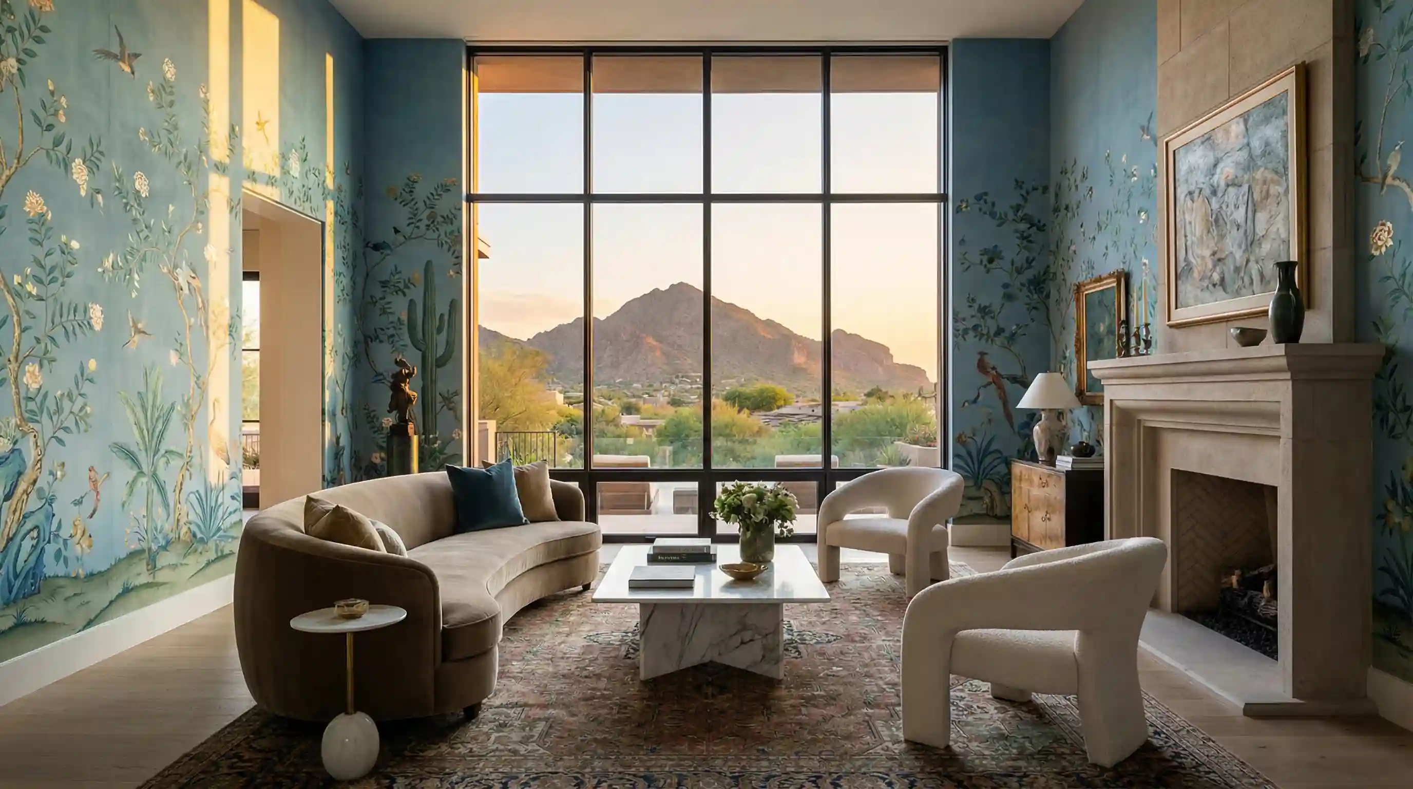 Wallpaper installation service in Plano, TX